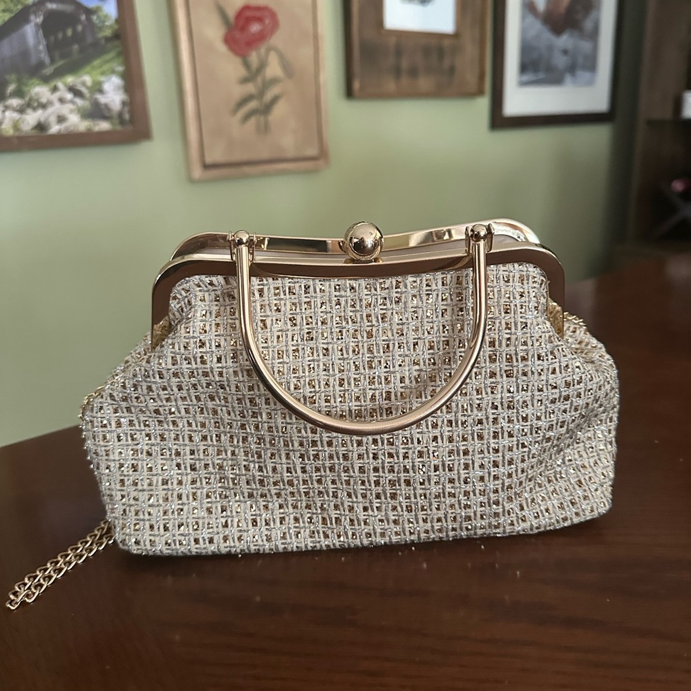 Gold Shimmer Clutch